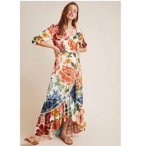 Farm Rio Amorina Wrap Maxi Dress